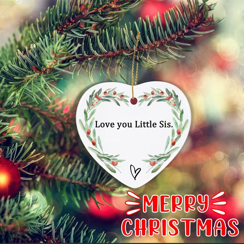 Jocidea Gifts for Sister, Sister Keepsake Ornament Sister Gifts from Sister Thinking of You Gifts for Sister Birthday Gifts for Sister Xmas Gifts for Sister - Sister Gifts for Women - Image 4